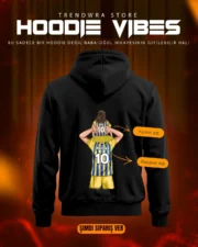 Unisex Kişiye Özel Tasarım Baba Kızı Turk Futbol Takımları Kapüşonlu Hoodie - Görsel 7