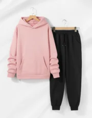 Unisex Blank Fleece Hoodie & Jogger Set – Printable Template for Custom Designs - Image 11