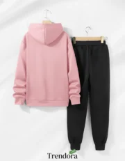 Unisex Blank Fleece Hoodie & Jogger Set – Printable Template for Custom Designs - Image 12