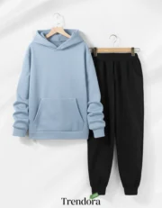 Unisex Blank Fleece Hoodie & Jogger Set – Printable Template for Custom Designs - Image 9