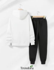 Unisex Blank Fleece Hoodie & Jogger Set – Printable Template for Custom Designs - Image 2