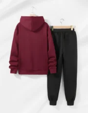 Unisex Blank Fleece Hoodie & Jogger Set – Printable Template for Custom Designs - Image 3