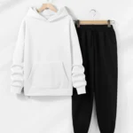 Unisex Blank Fleece Hoodie & Jogger Set – Printable Template for Custom Designs