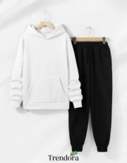 Unisex Blank Fleece Hoodie & Jogger Set – Printable Template for Custom Designs