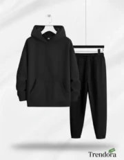 Unisex Blank Fleece Hoodie & Jogger Set – Printable Template for Custom Designs - Image 14