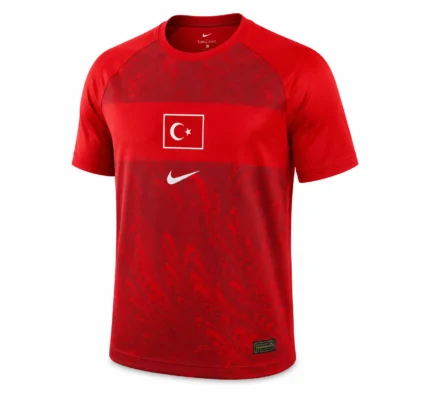 Turkey-Inspired Red Football Jersey 2026